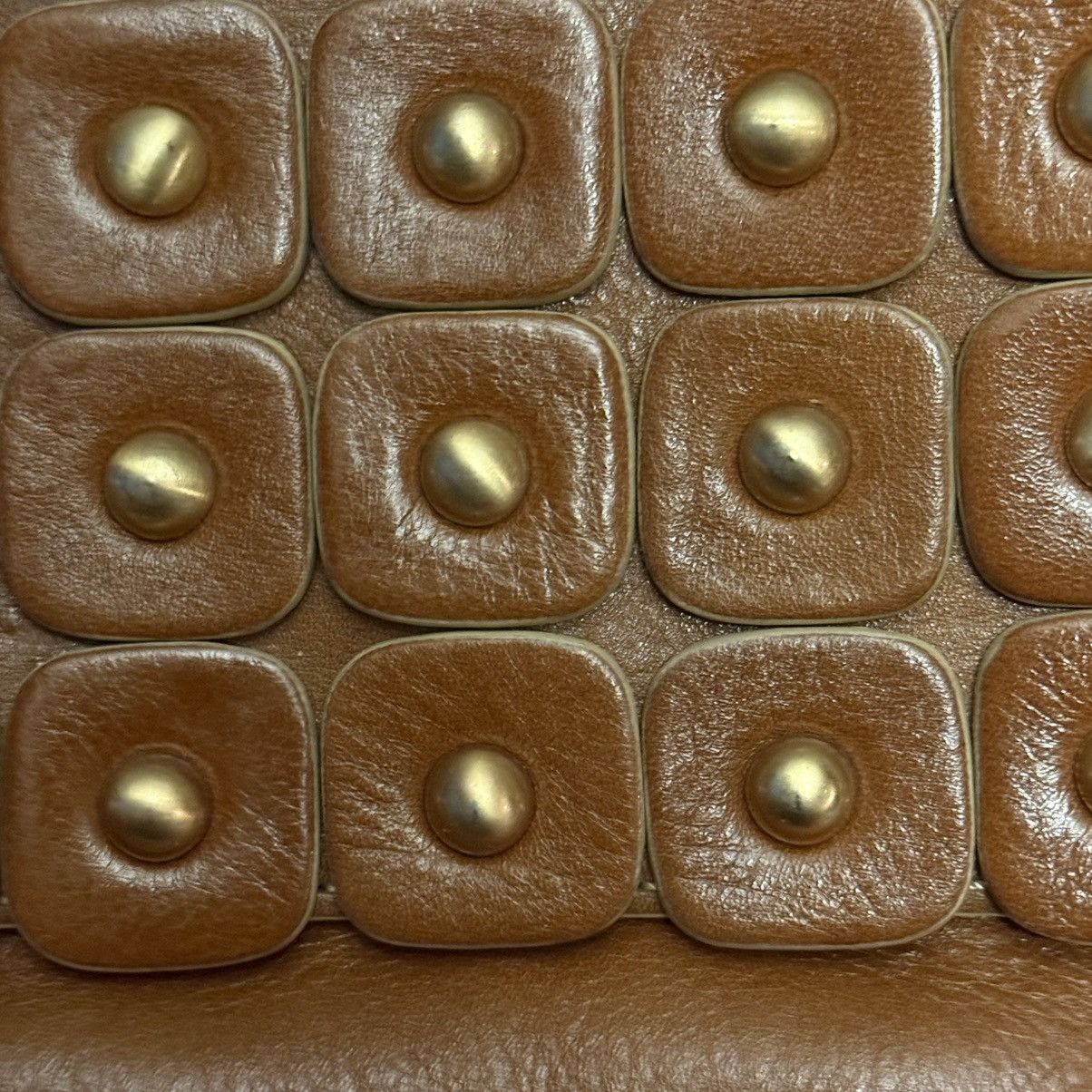 Other Maxx New York leather caramel brown gold chain studded bag Size ONE SIZE - 10 Thumbnail