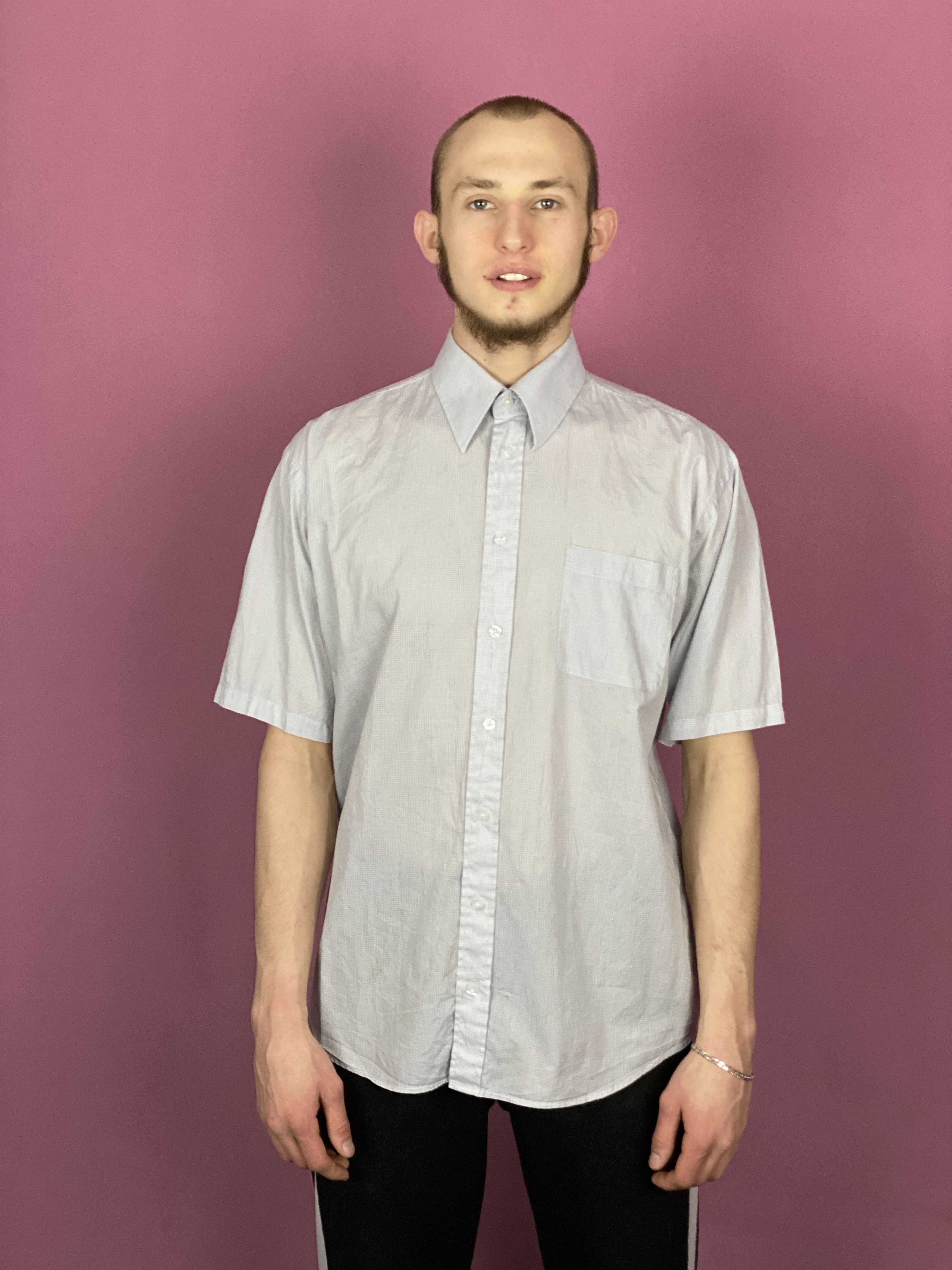 Yves Saint Laurent Yves Saint Laurent Vintage Men's Short Sleeve Shirt - XL Size US XL / EU 56 / 4 - 1 Thumbnail