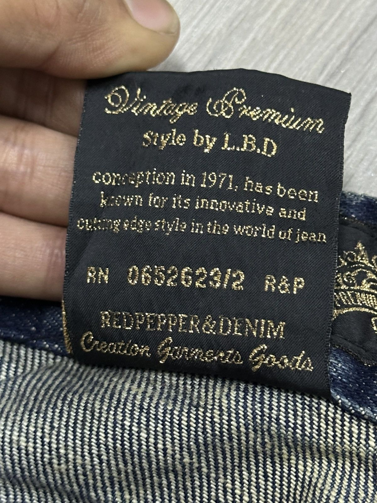 If Six Was Nine Vintage Y2K Red Pepper Denim Acid Wash Pant Size US 29 - 10 Thumbnail