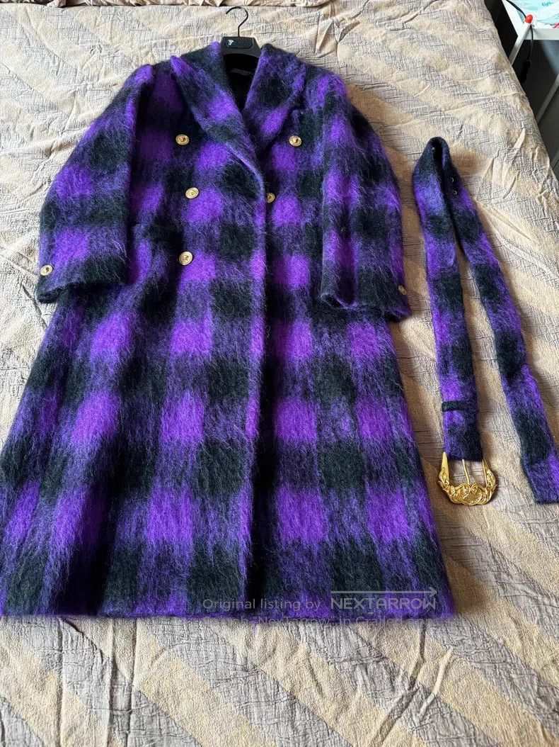Versace Versace Plaid coat Size XS / US 0-2 / IT 36-38 - 1 Thumbnail