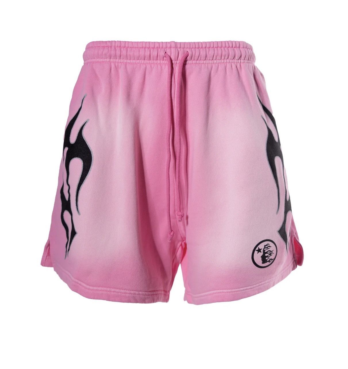 HELLSTAR Hellstar Sports Mirror Face Flame Shorts (Medium) Size US 32 / EU 48 - 2 Thumbnail