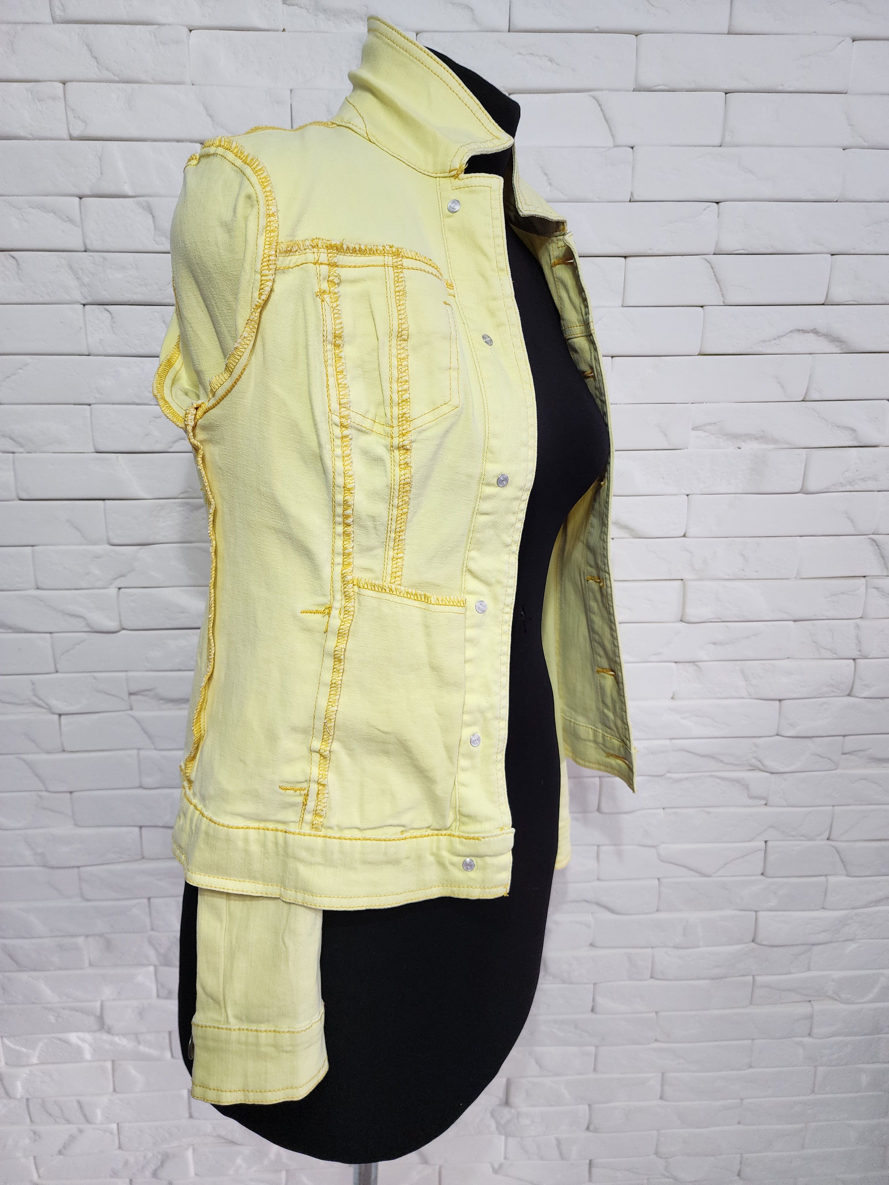 Other Women's yellow cotton jacket. Size M / US 6-8 / IT 42-44 - 9 Thumbnail