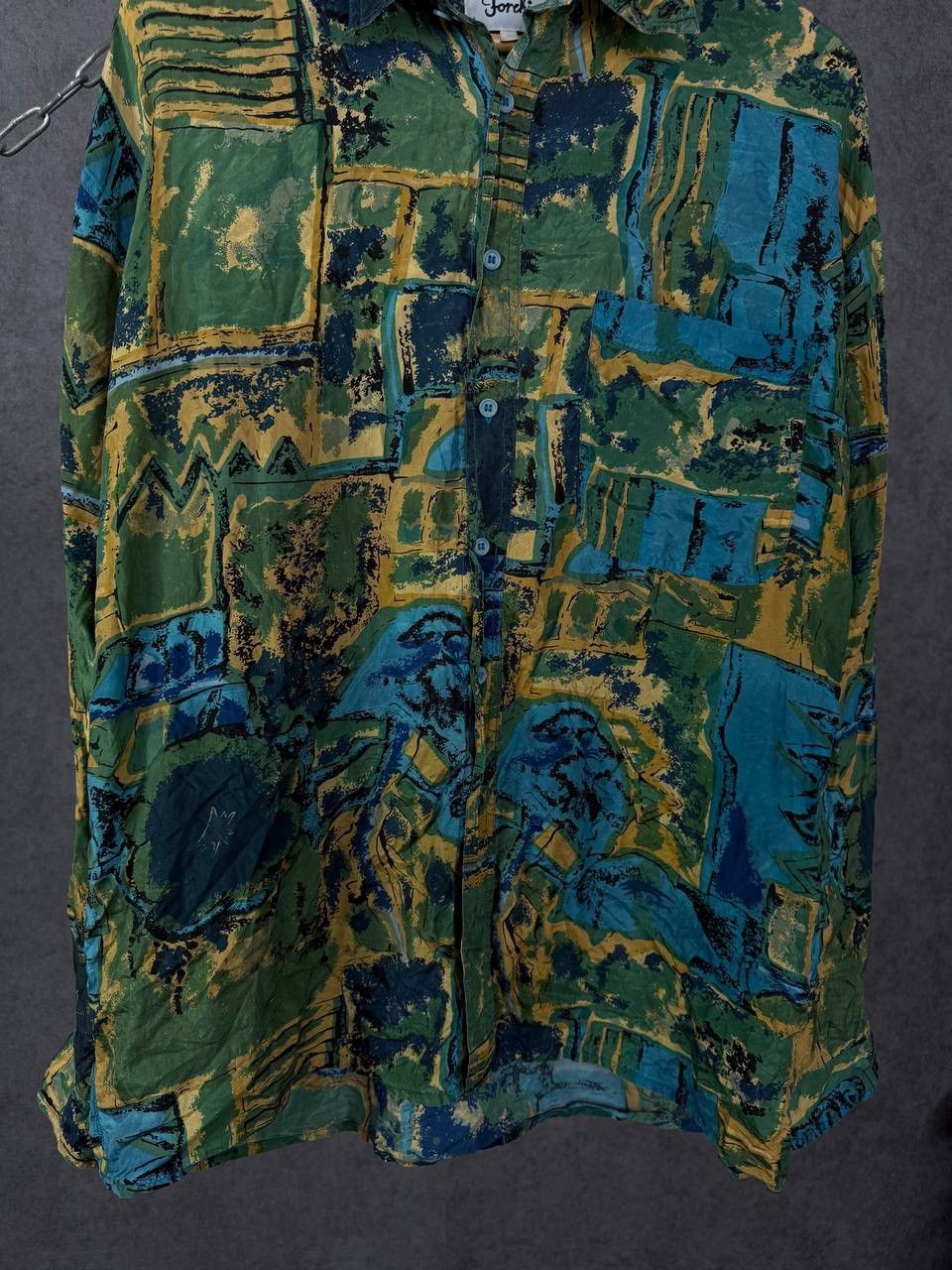 Vintage Art Crazy Hawaiian vintage silk shirt Size US XL / EU 56 / 4 - 3 Thumbnail