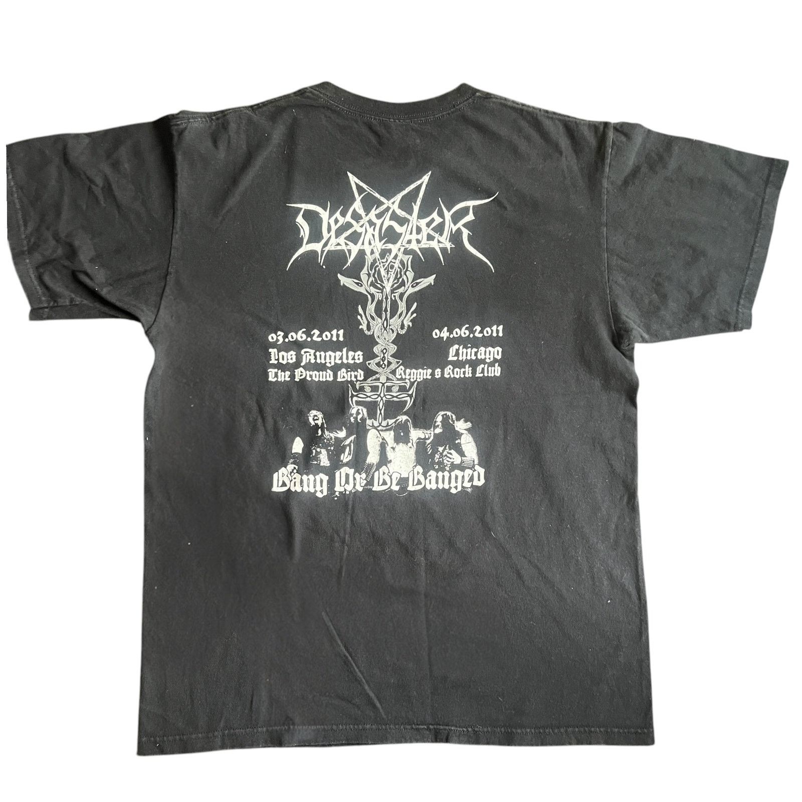 Band Tees Desaster Band 2011 USA Tour T-Shirt Size L Size US L / EU 52-54 / 3 - 2 Thumbnail