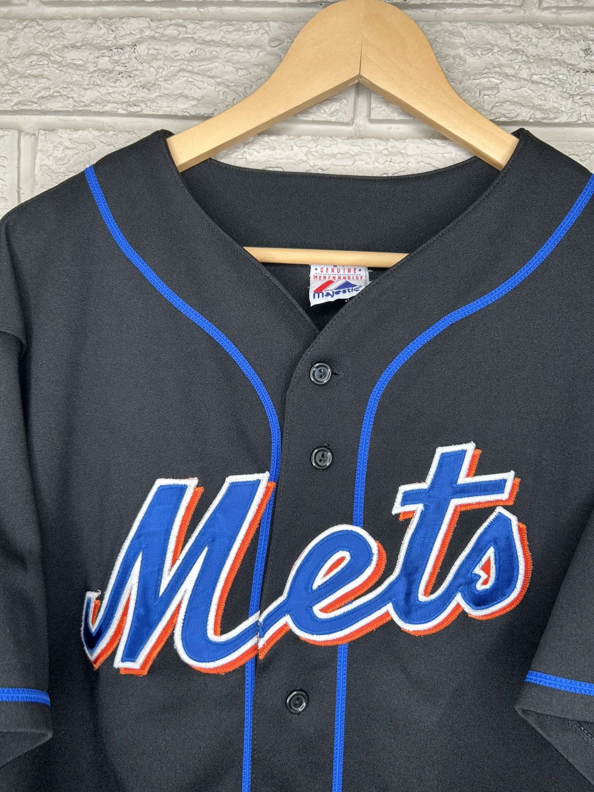 Majestic Vintage Majestic New York Mets Jose Reyes MLB Jersey Size US XL / EU 56 / 4 - 4 Thumbnail
