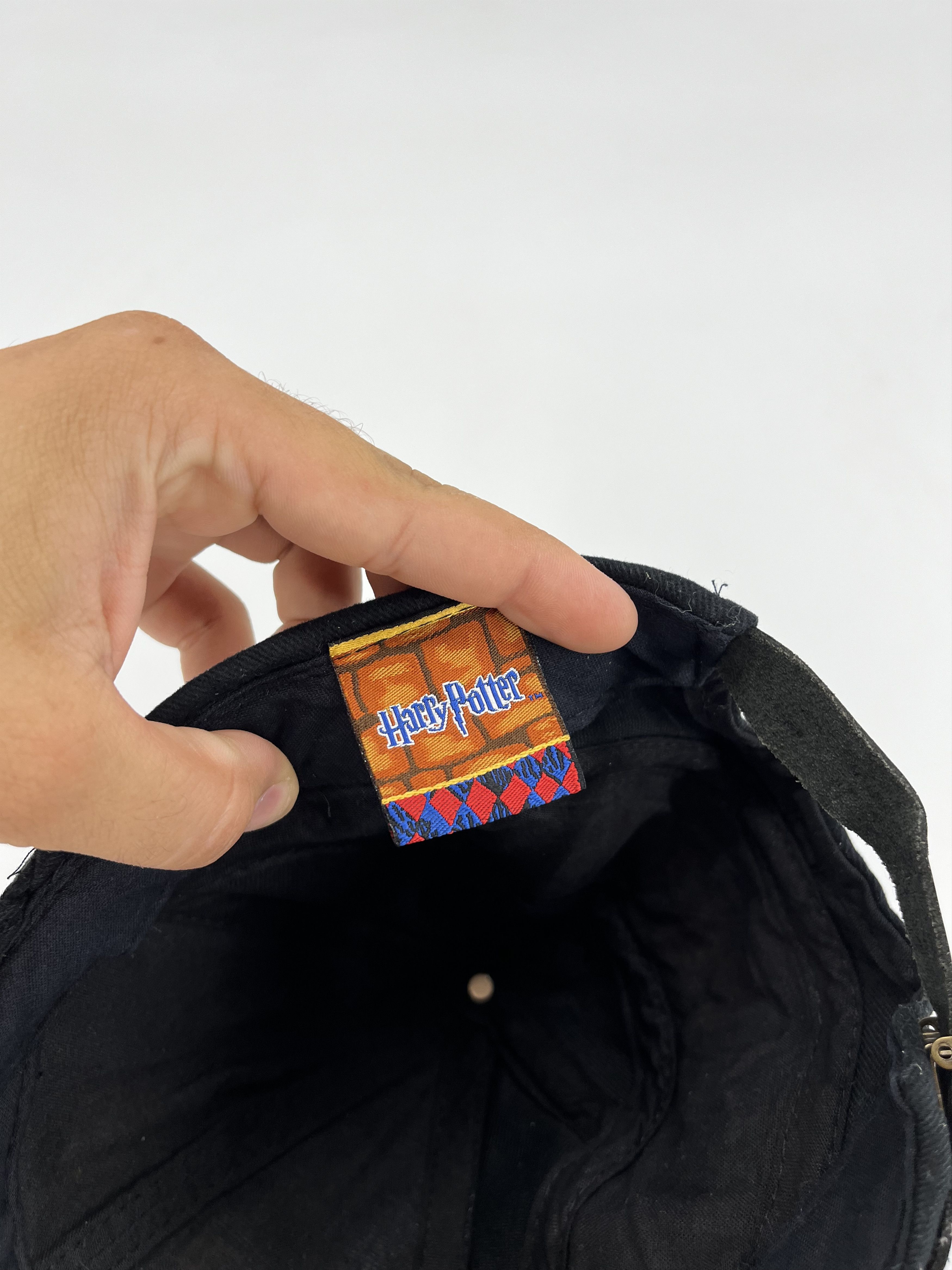 Vintage × Warner Bros Rare 2001 Warner Bros. Harry Potter Denim Cap Size ONE SIZE - 7 Thumbnail