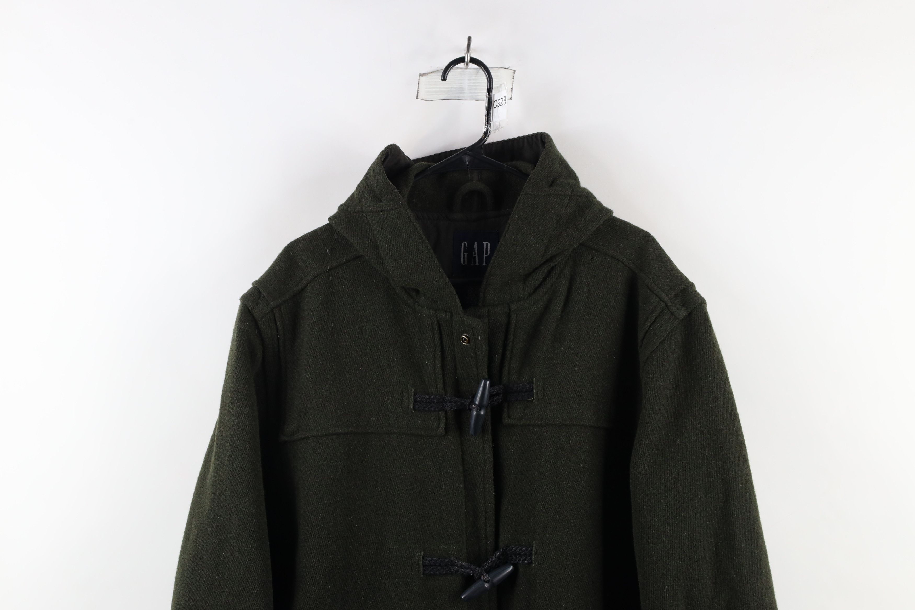 Gap × Vintage Vintage 90s Gap Wool Hooded Toggle Button Parka Jacket Size US L / EU 52-54 / 3 - 2 Thumbnail