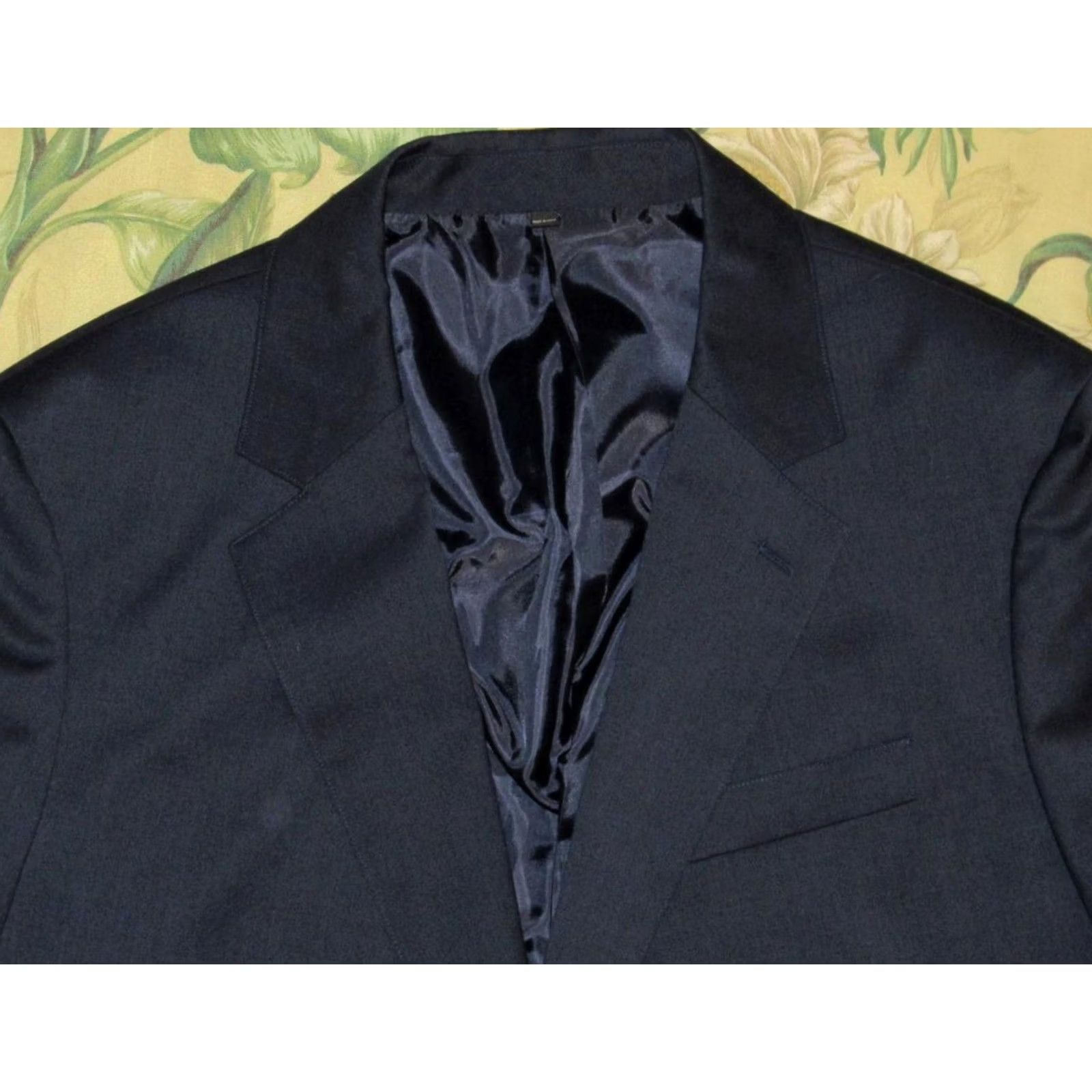 Bonobos BONOBOS Navy Blue Wool Blazer Blazer 50 Long Men XS? Size 50R - 2 Thumbnail