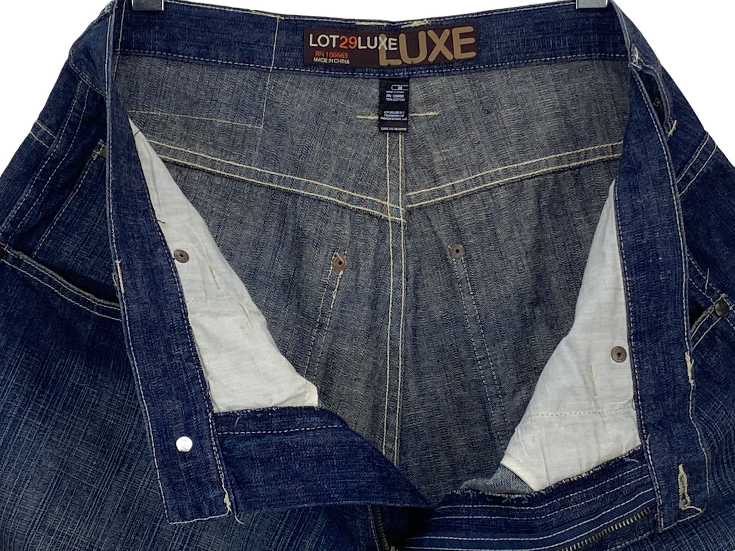 Japanese Brand Lot29 Luxe Jeans Baggy Jeans Size US 38 / EU 54 - 7 Thumbnail