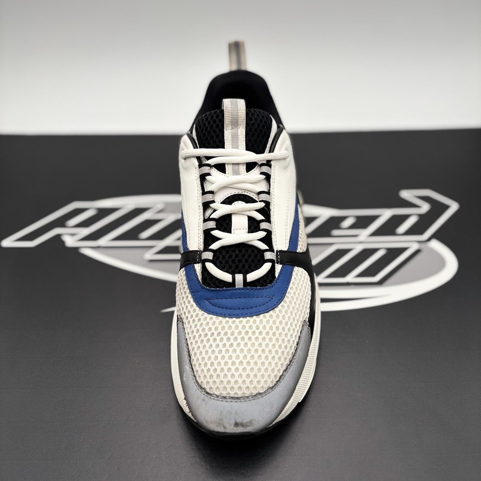 Dior Dior B22 Sneaker ' White, Blue, Black Reflective ' Size US 13 / EU 46 - 14 Thumbnail