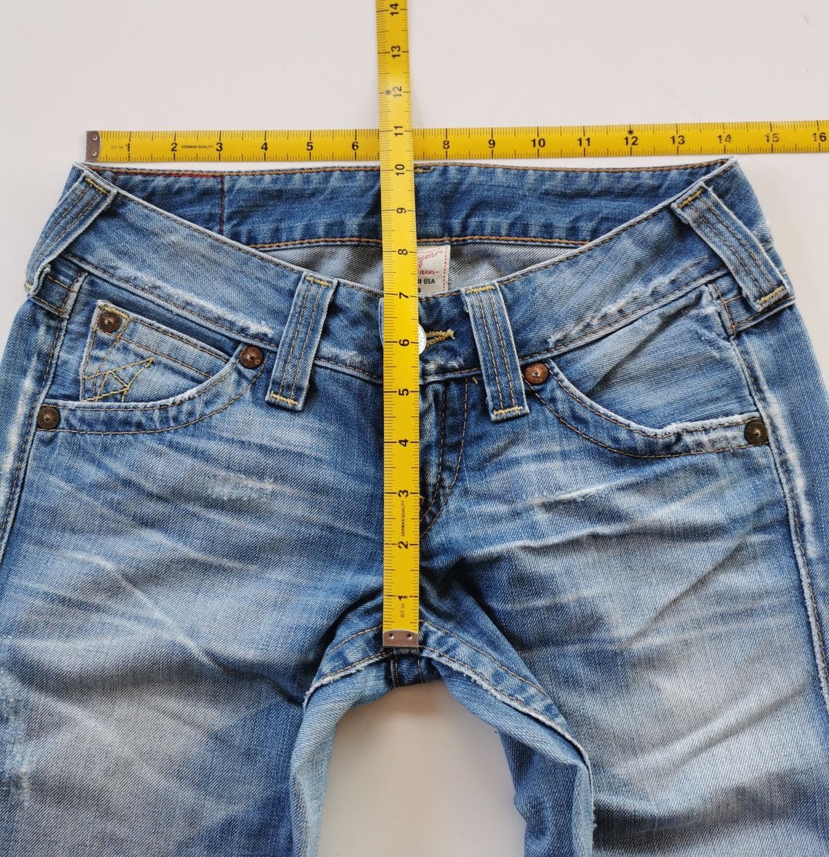 True Religion True Religion Flared Distressed Jeans Size US 28 / EU 44 - 8 Thumbnail