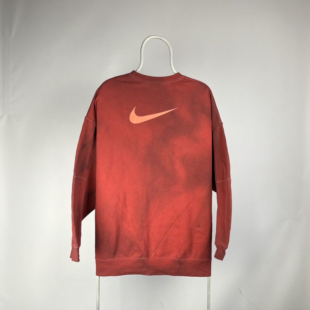 Nike Nike sweatshirt crewneck double swoosh neck size Medium Size US M / EU 48-50 / 2 - 2 Thumbnail