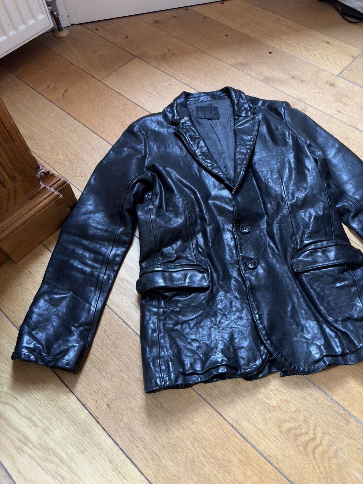 Isamu Katayama Backlash JP XL Italian Double Shoulder Garment Dyed Blazer Size US XL / EU 56 / 4 - 6 Thumbnail