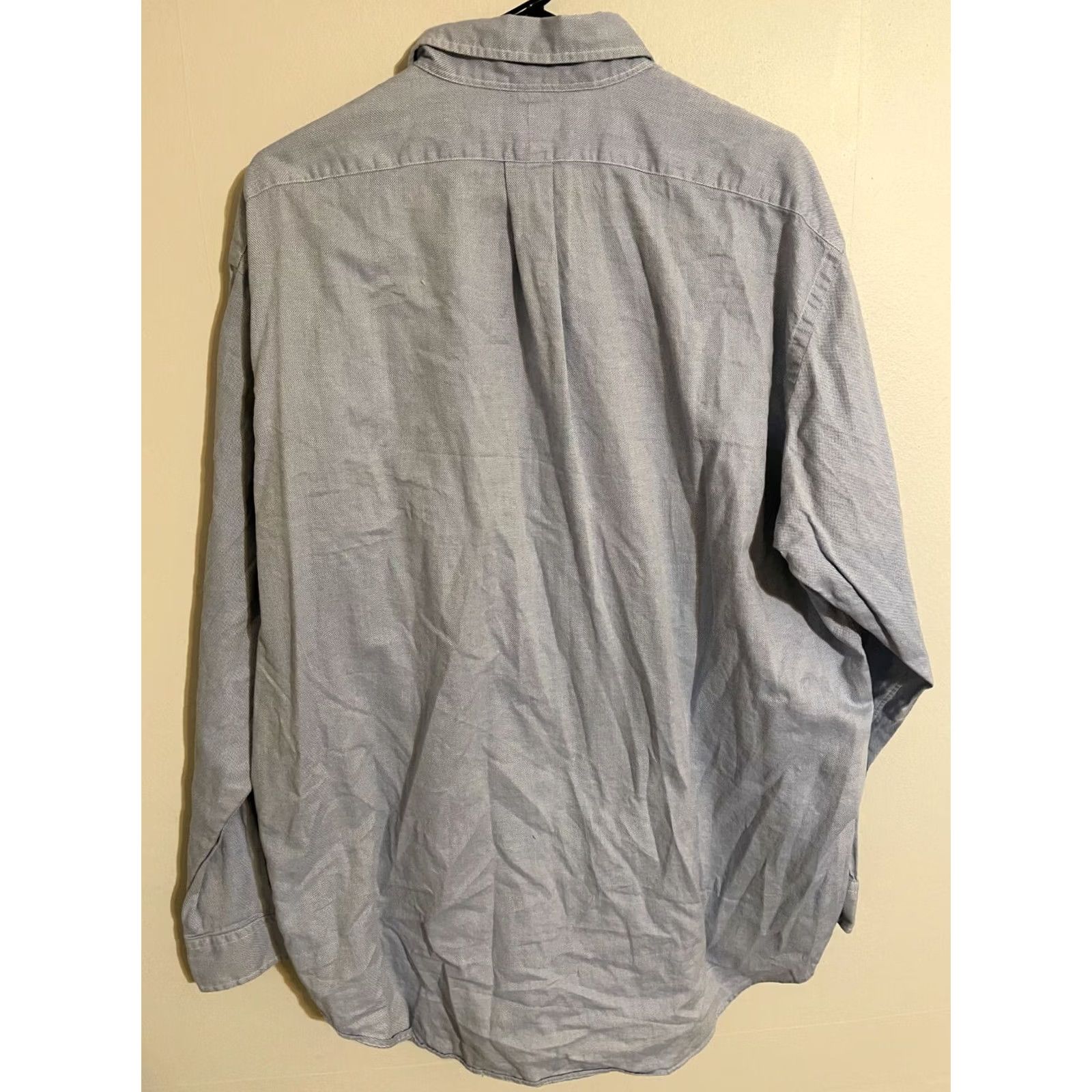 Polo Ralph Lauren Polo Ralph Lauren Yarmouth Blue L/S Button Up Dress Shirt Men's 17.5 35 Size 48R - 4 Thumbnail