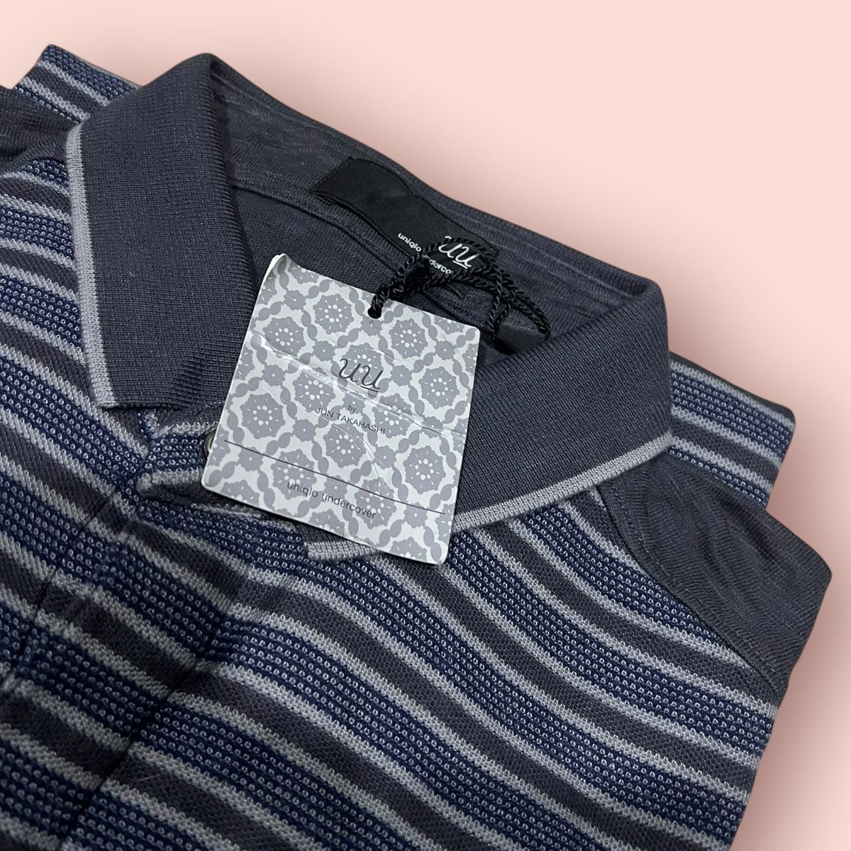Jun Takahashi RARE JUN TAKAHASHI UNDERCOVER X UNIQLO POCKET STRIPED POLO Size US L / EU 52-54 / 3 - 7 Thumbnail