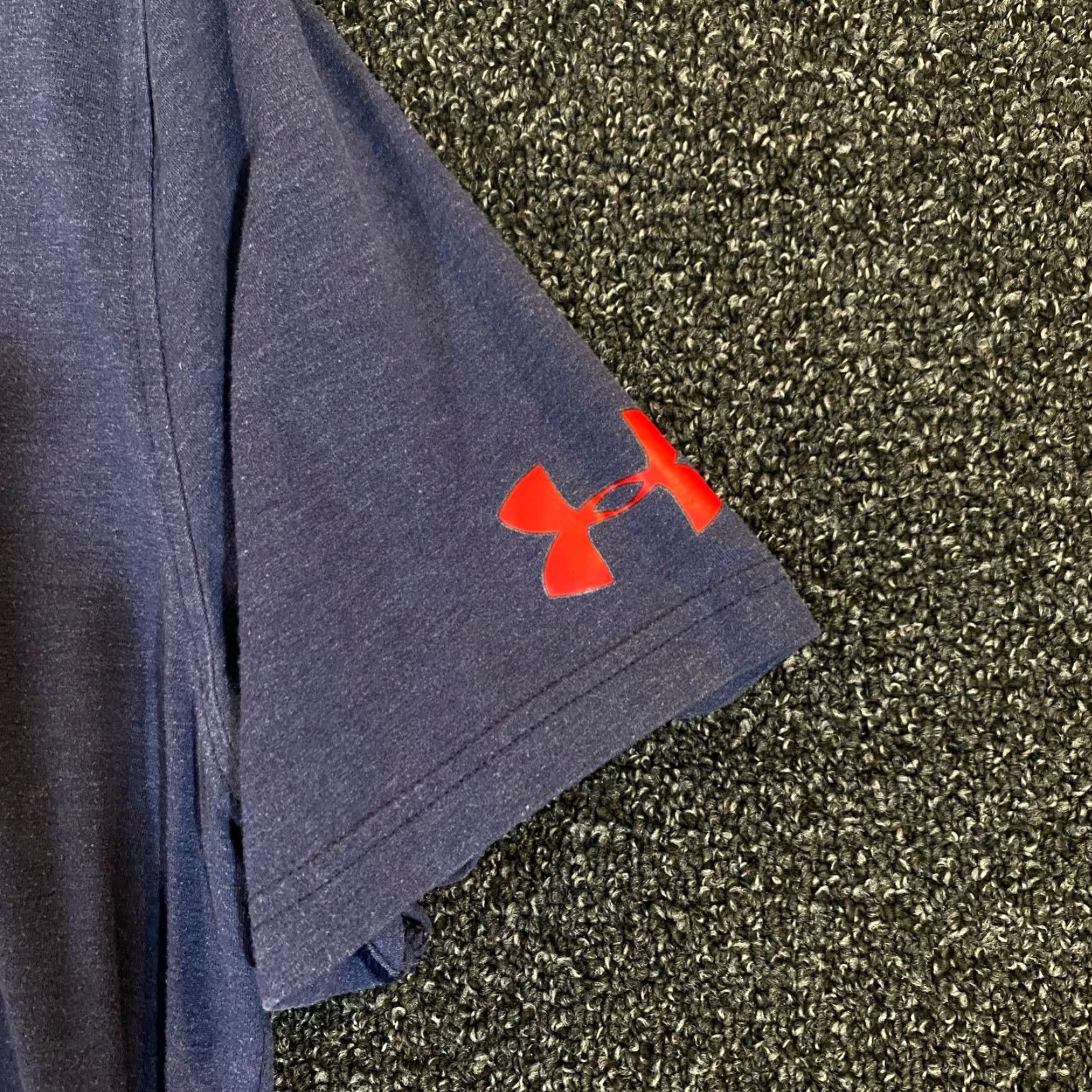 Under Armour Under Armour Shirt Mens Medium Blue Red White Heatgear Tee Short Sleeve Shirt Size US M / EU 48-50 / 2 - 4 Thumbnail