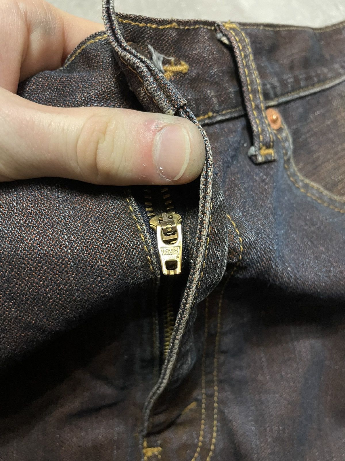 Levi's × Levi's Vintage Clothing × Vintage Vintage Levis 517 Washed Garment Dye Distressed Jeans Size US 34 / EU 50 - 18 Thumbnail