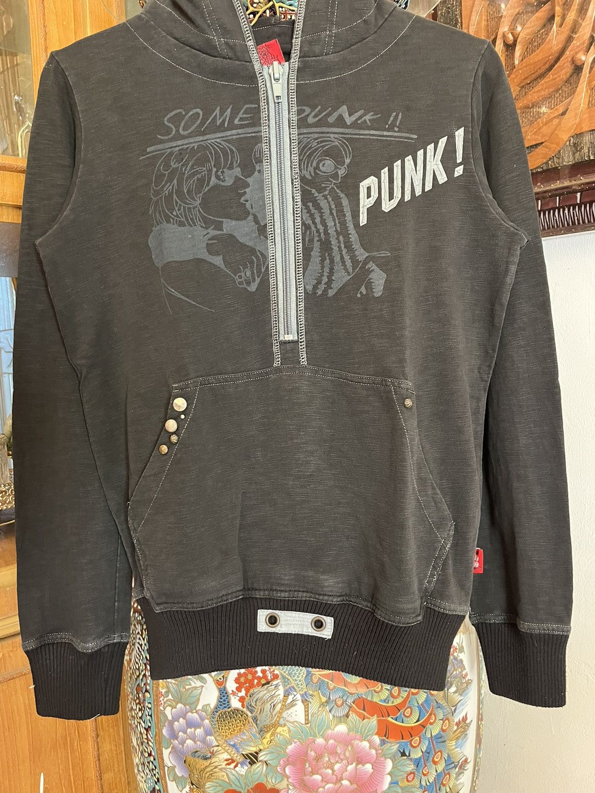 If Six Was Nine Y2K Kmrii Punk is not dead Cudle Zip Hoodie Size US XS / EU 42 / 0 - 3 Thumbnail