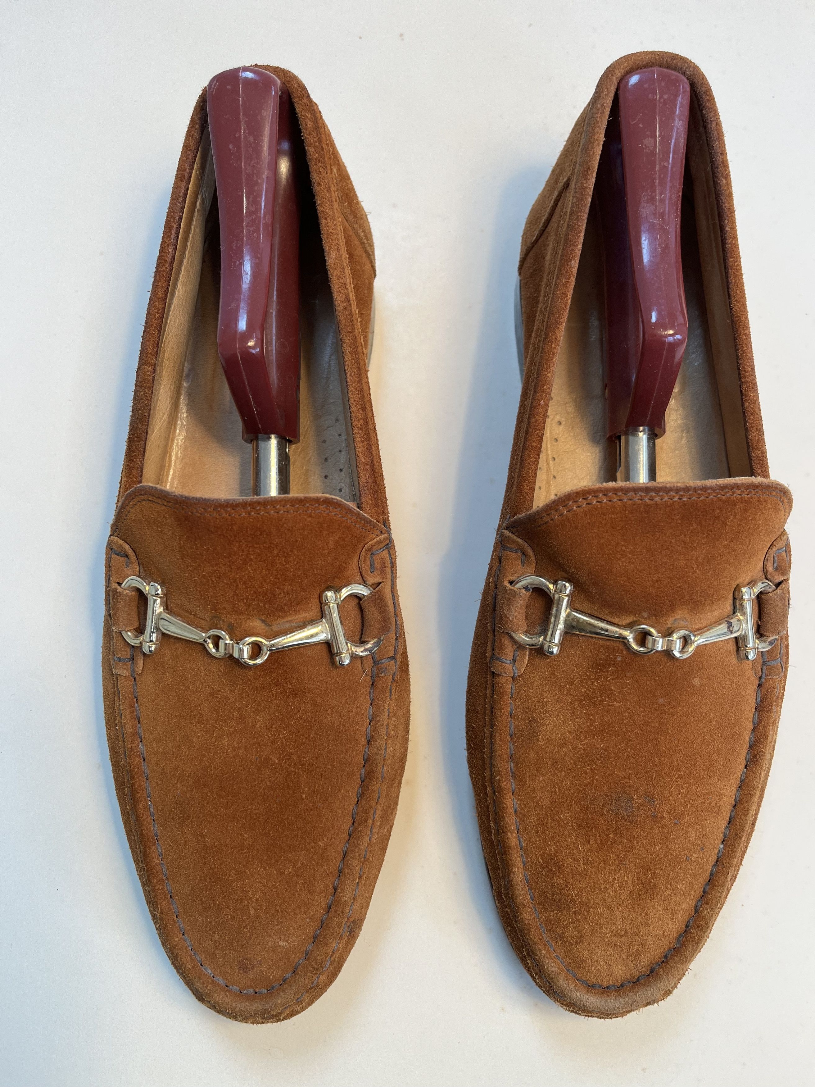 Shipton & Heneage Shipton & Heneage Tan Suede Leather Loafers Size US 10.5 / EU 43-44 - 1 Thumbnail