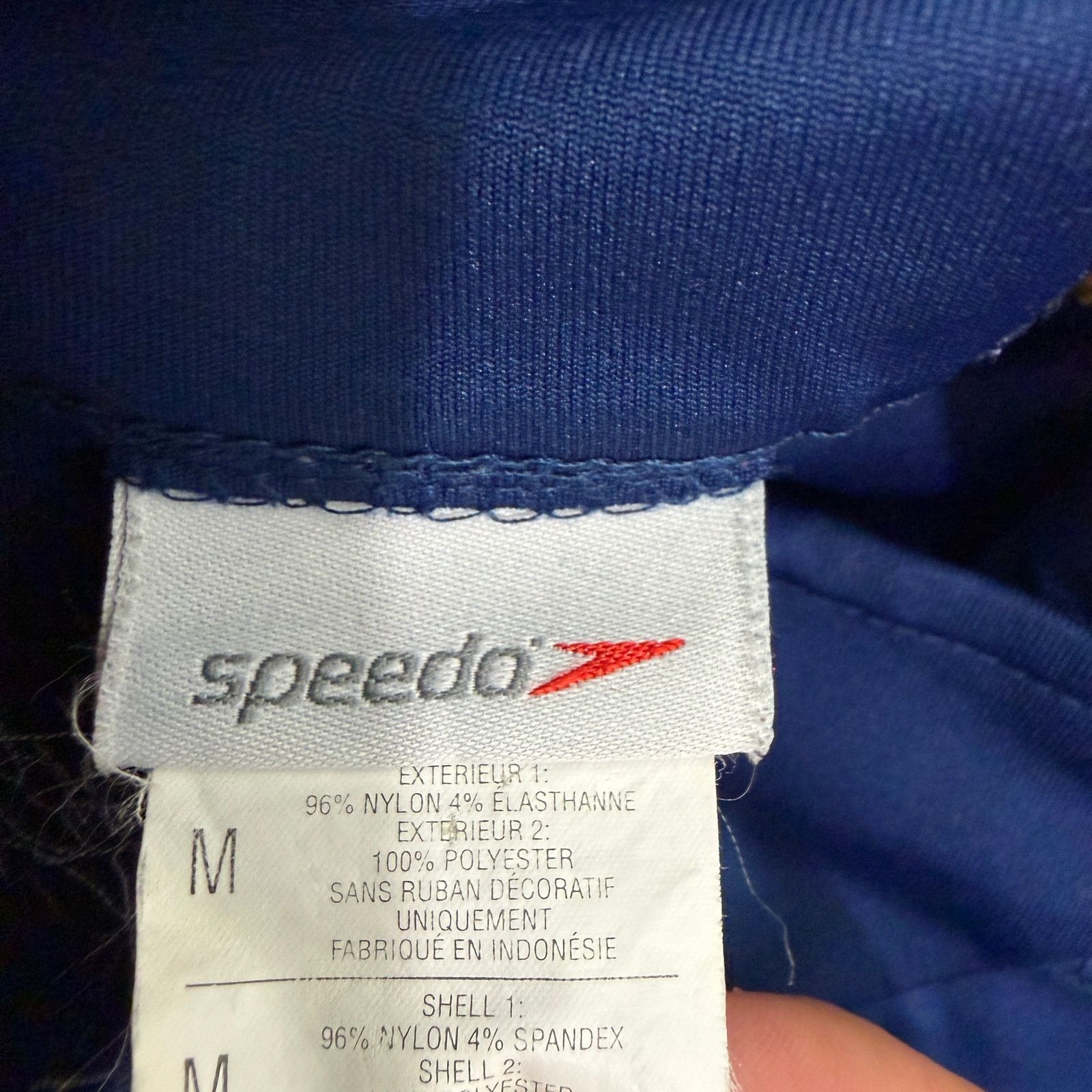 Speedo Vintage Speedo Michigan Wolverines Jacket Men's Medium Blue Size US M / EU 48-50 / 2 - 5 Thumbnail