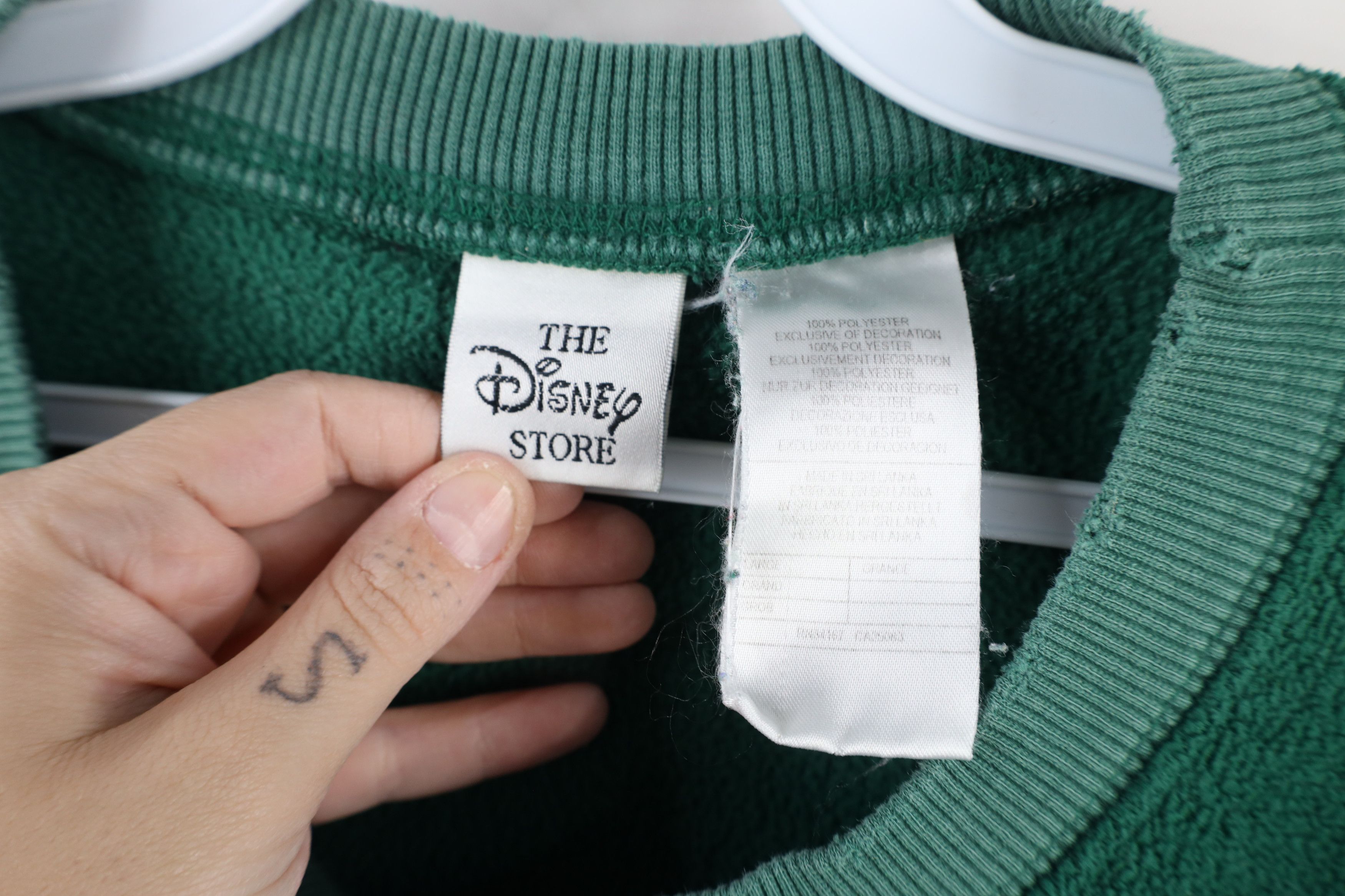Disney × Vintage Vintage 90s Disney Mickey and Friends Fleece Sweatshirt Size L / US 10 / IT 46 - 11 Thumbnail