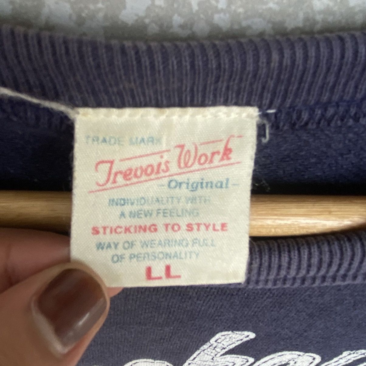 Other Vintage Honokowai Printed Crewneck Sweatshirt Navy Blue Sz L Size US L / EU 52-54 / 3 - 7 Thumbnail