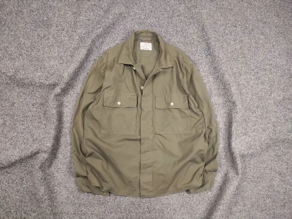 Japanese Brand Form & Thread Mens Overshirt Light Pocket Bottom Jacket Size US L / EU 52-54 / 3 - 1 Thumbnail