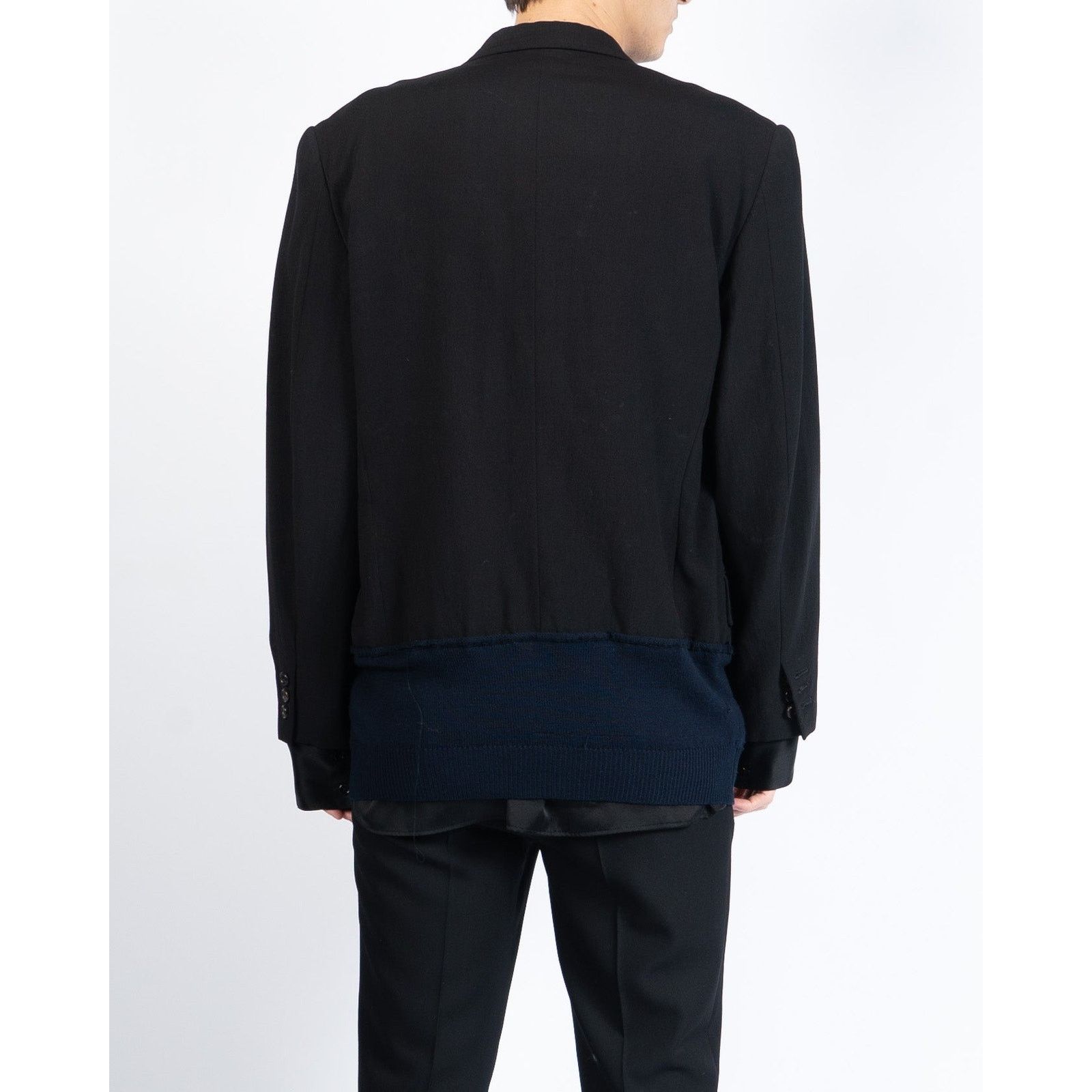 Comme des Garcons FW93 Knitted Hem Blazer Size 48R - 6 Thumbnail