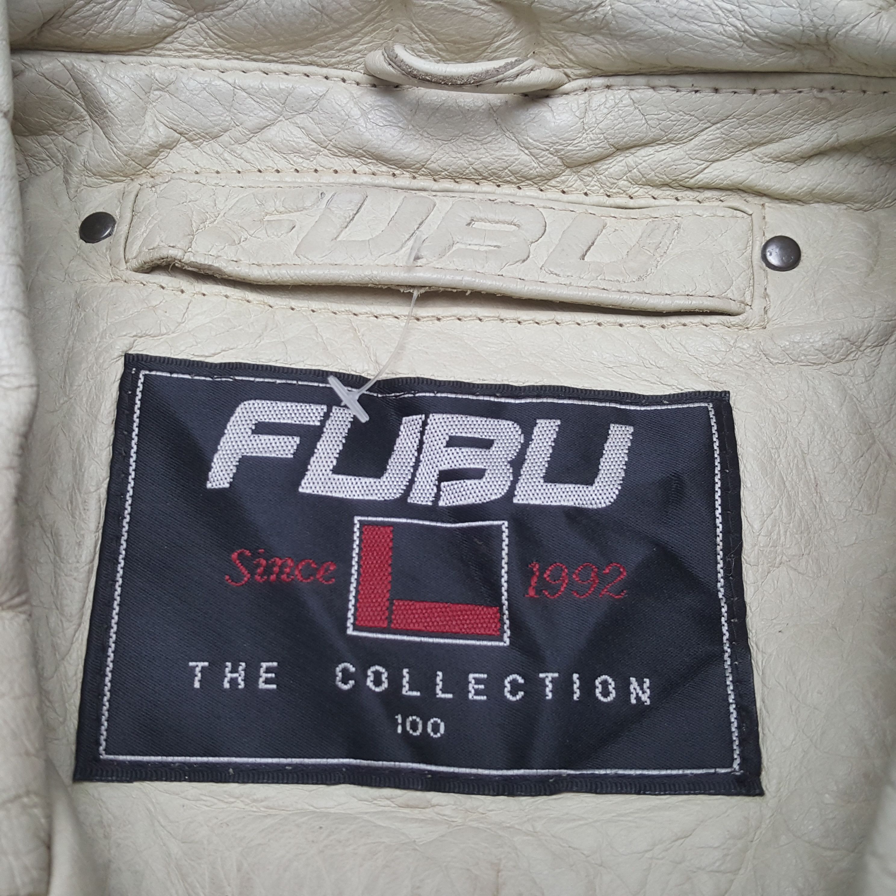 Fubu × Vintage Vintage FUBU Skateboard Streetwear Leather Jacket C286N4 Size US L / EU 52-54 / 3 - 4 Thumbnail