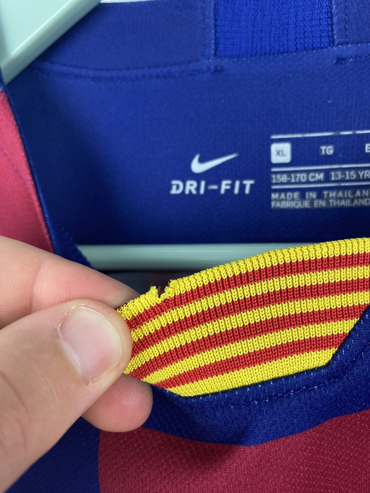 Nike Barcelona 2019 2020 Nike Soccer Jersey PSG Milan Real Size US XS / EU 42 / 0 - 8 Thumbnail