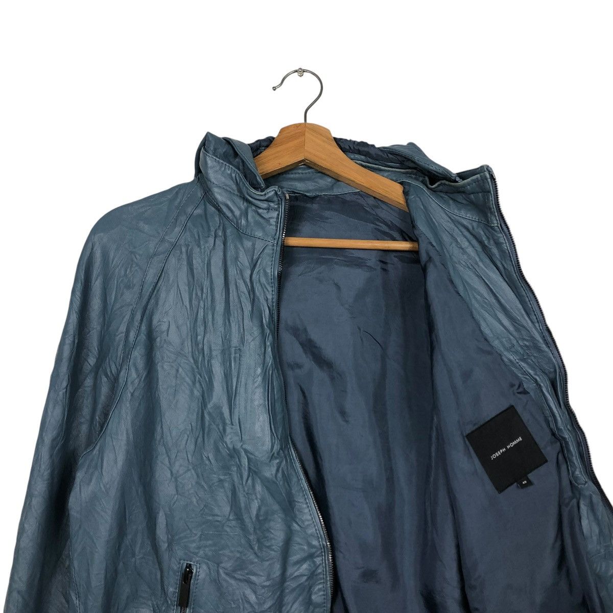 Japanese Brand 🔥VINTAGE LEATHER BIKER JACKET JOSEPH HOMME ISSEY MIYAKE Size US M / EU 48-50 / 2 - 15 Thumbnail
