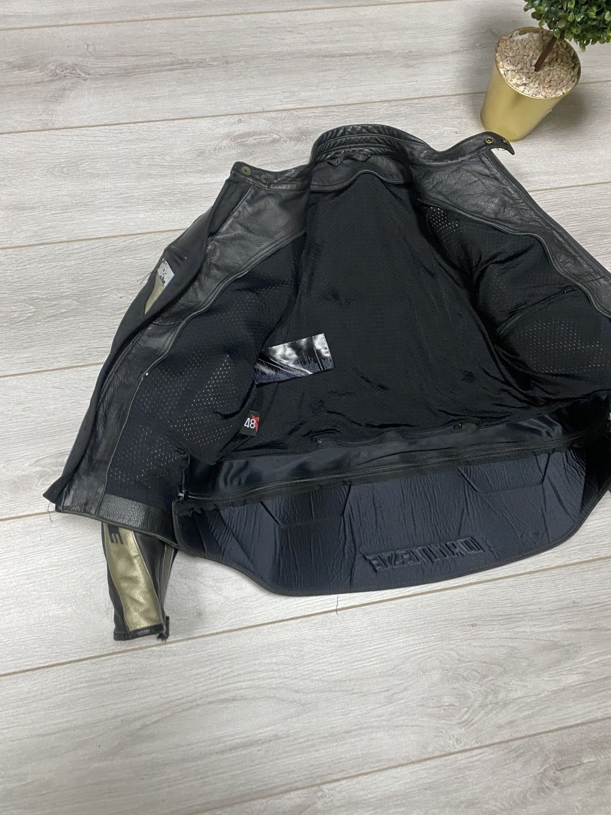Dainese Dainese protection insulated big logo leather moto jacket Size US M / EU 48-50 / 2 - 12 Thumbnail