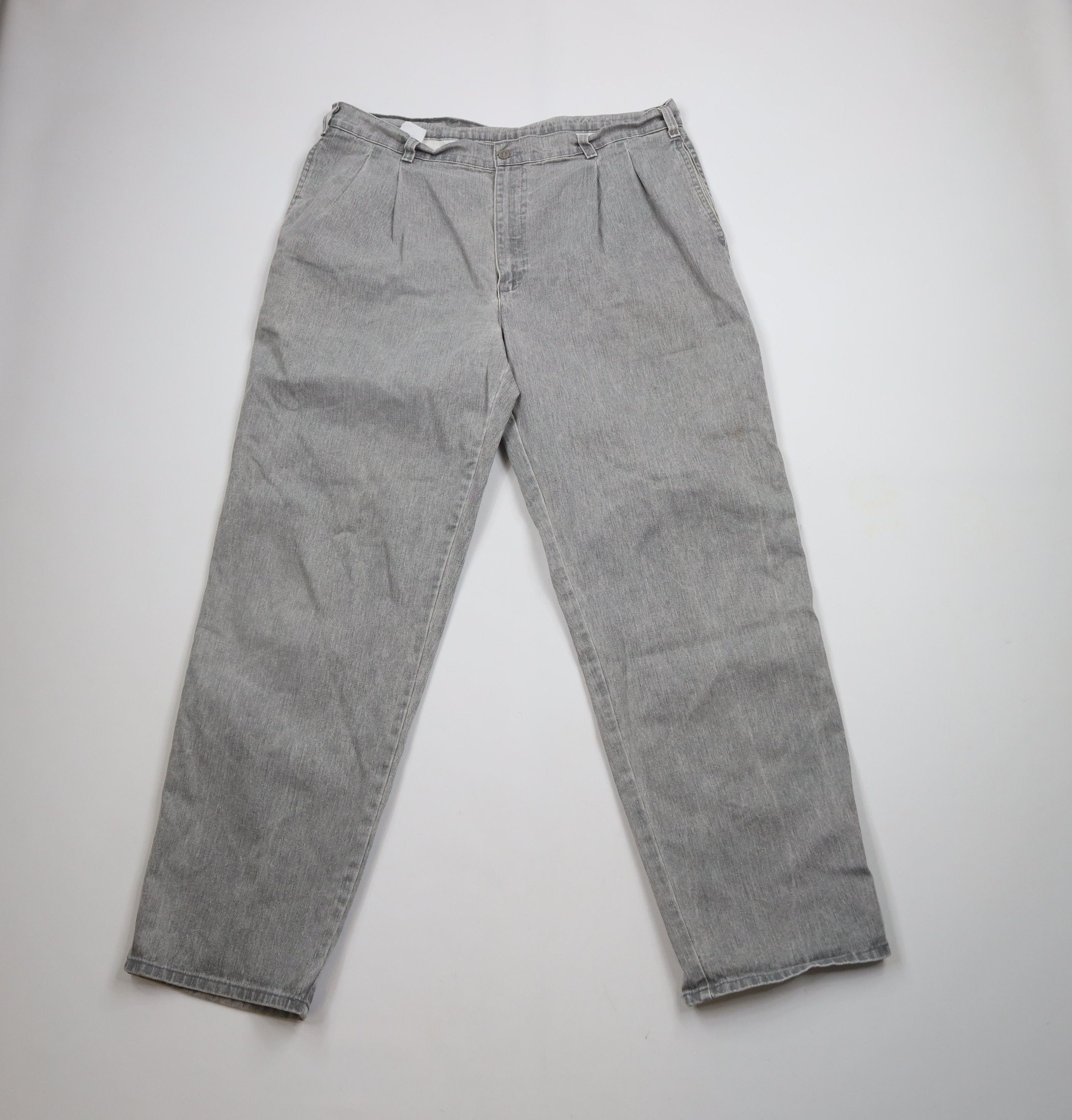 Vintage Vintage 90s Streetwear Baggy Fit Stonewash Jeans Gray USA Size US 38 / EU 54 - 1 Thumbnail
