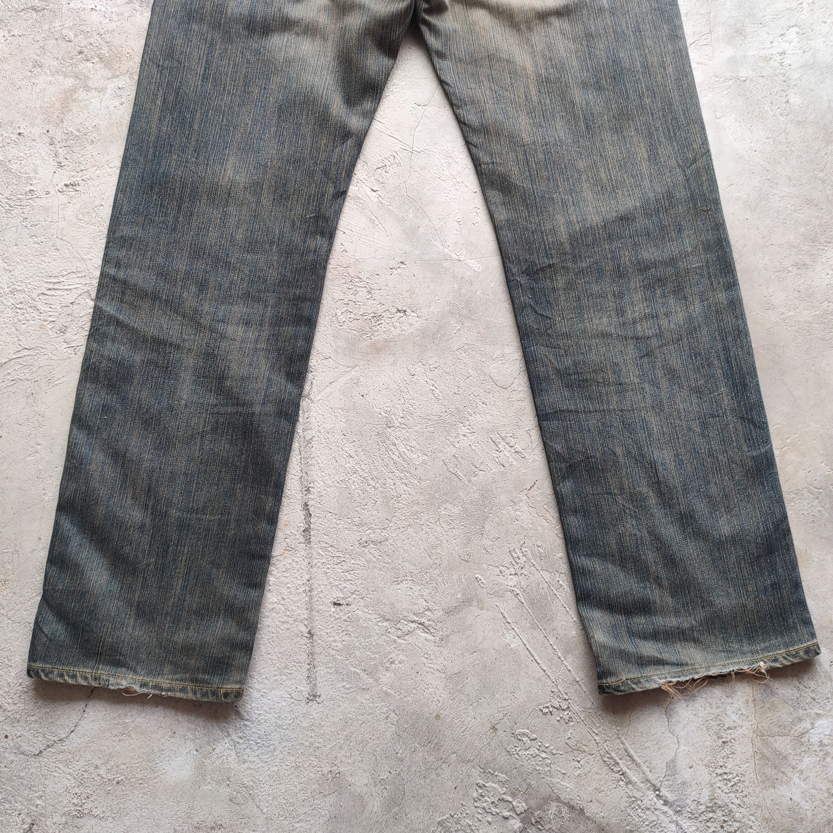 Edwin # VINTAGE EDWIN RUSTY FADED DISTRESSED JEANS PANTS Size US 36 / EU 52 - 9 Thumbnail