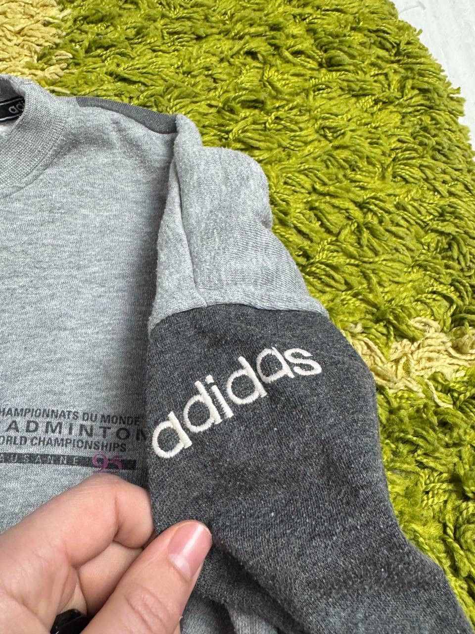 Adidas Adidas Vintage 90s Bambinton World Championship Sweatshirt Size US M / EU 48-50 / 2 - 5 Thumbnail