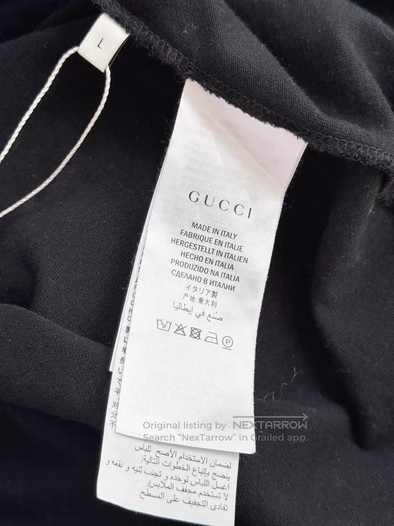 Gucci Gucci Yellow and white V-patterned leopard head pattern lo Size US L / EU 52-54 / 3 - 6 Thumbnail