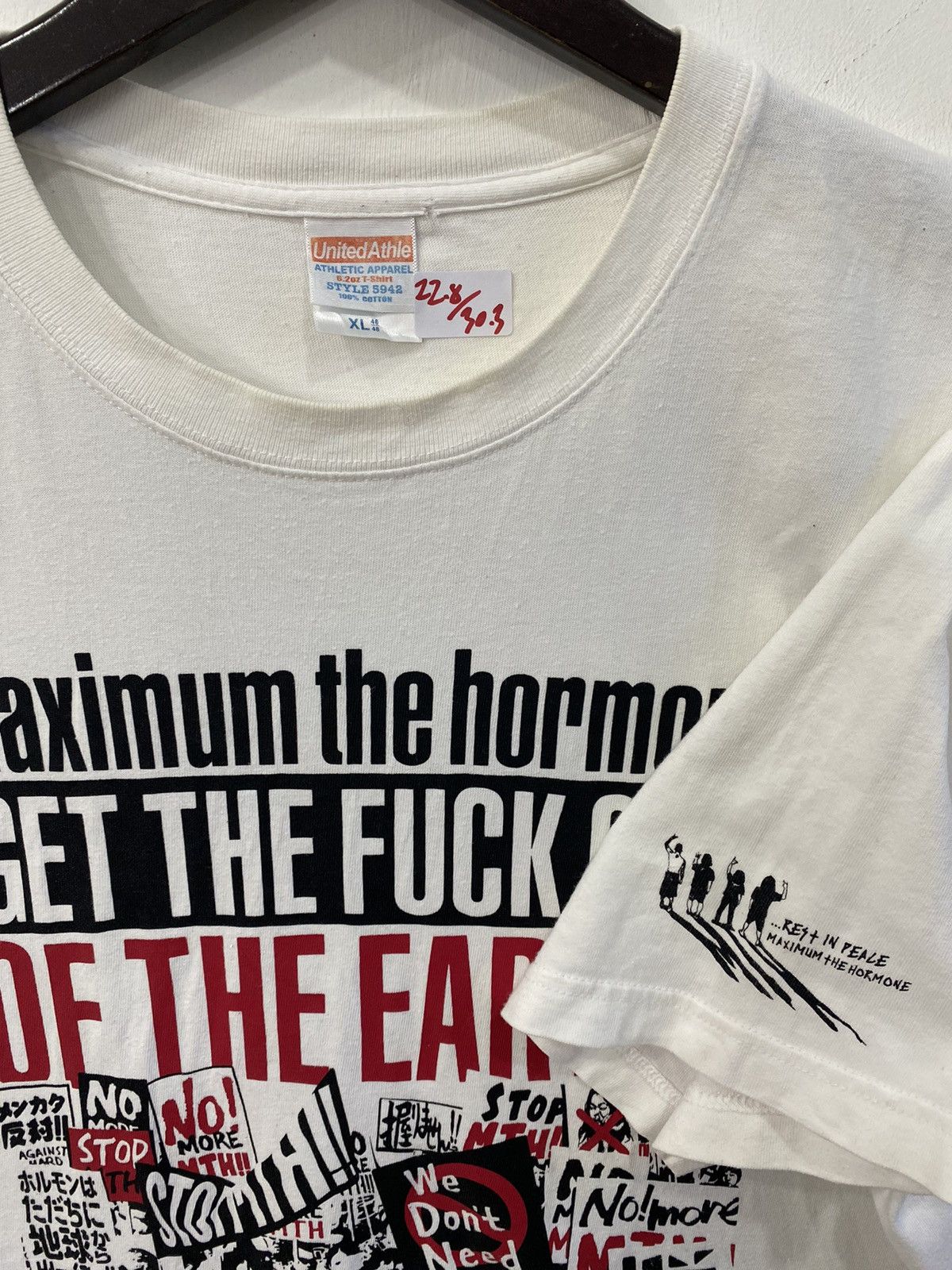 Band Tees MAXIMUM THE HORMONE Japan hardcore punk rock band tee shirt Size US XL / EU 56 / 4 - 3 Thumbnail