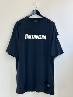 Cotton Jersey T Shirt in Brown - Balenciaga