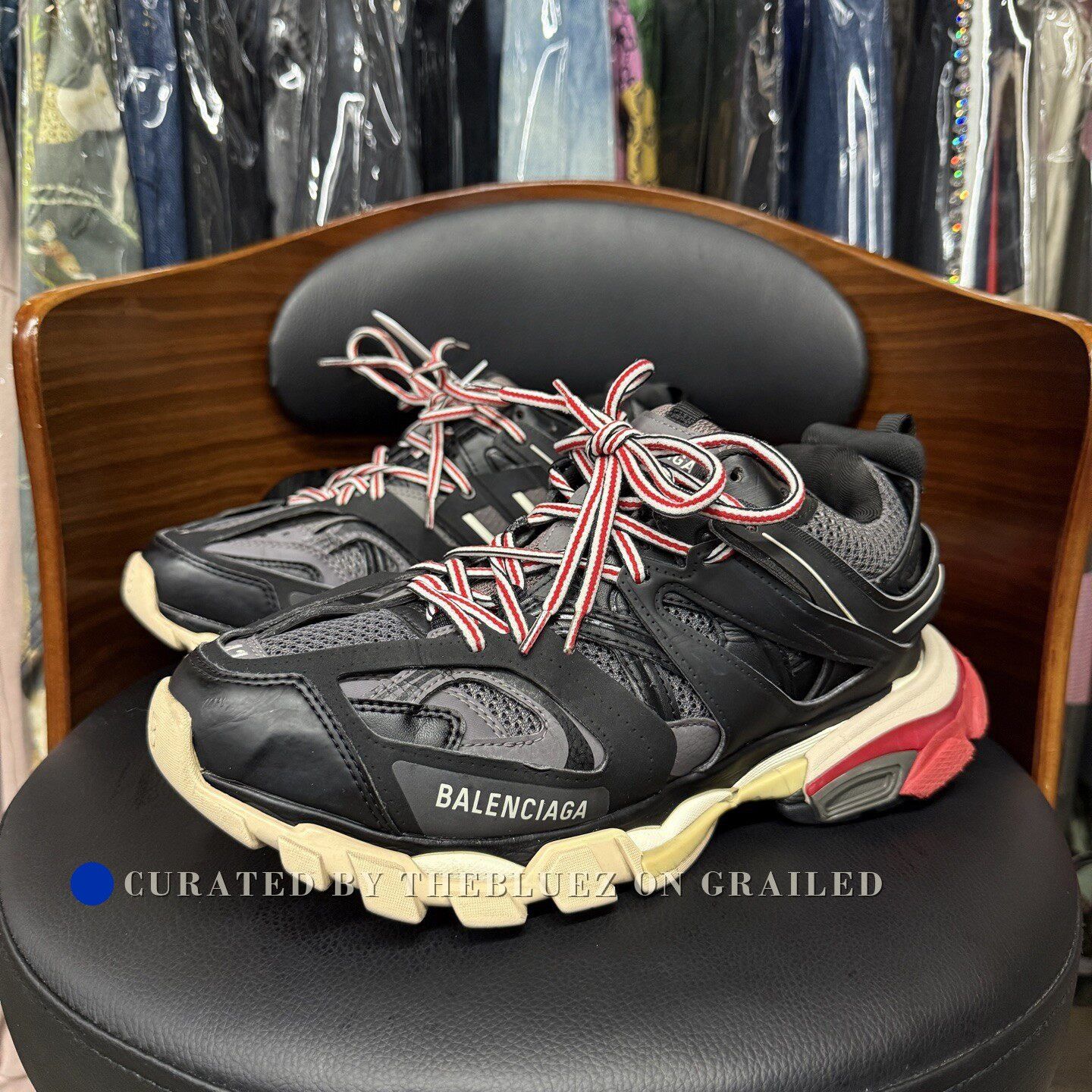 Balenciaga Balenciaga Track Distressed Dad Shoes Size US 8 / EU 41 - 1 Thumbnail