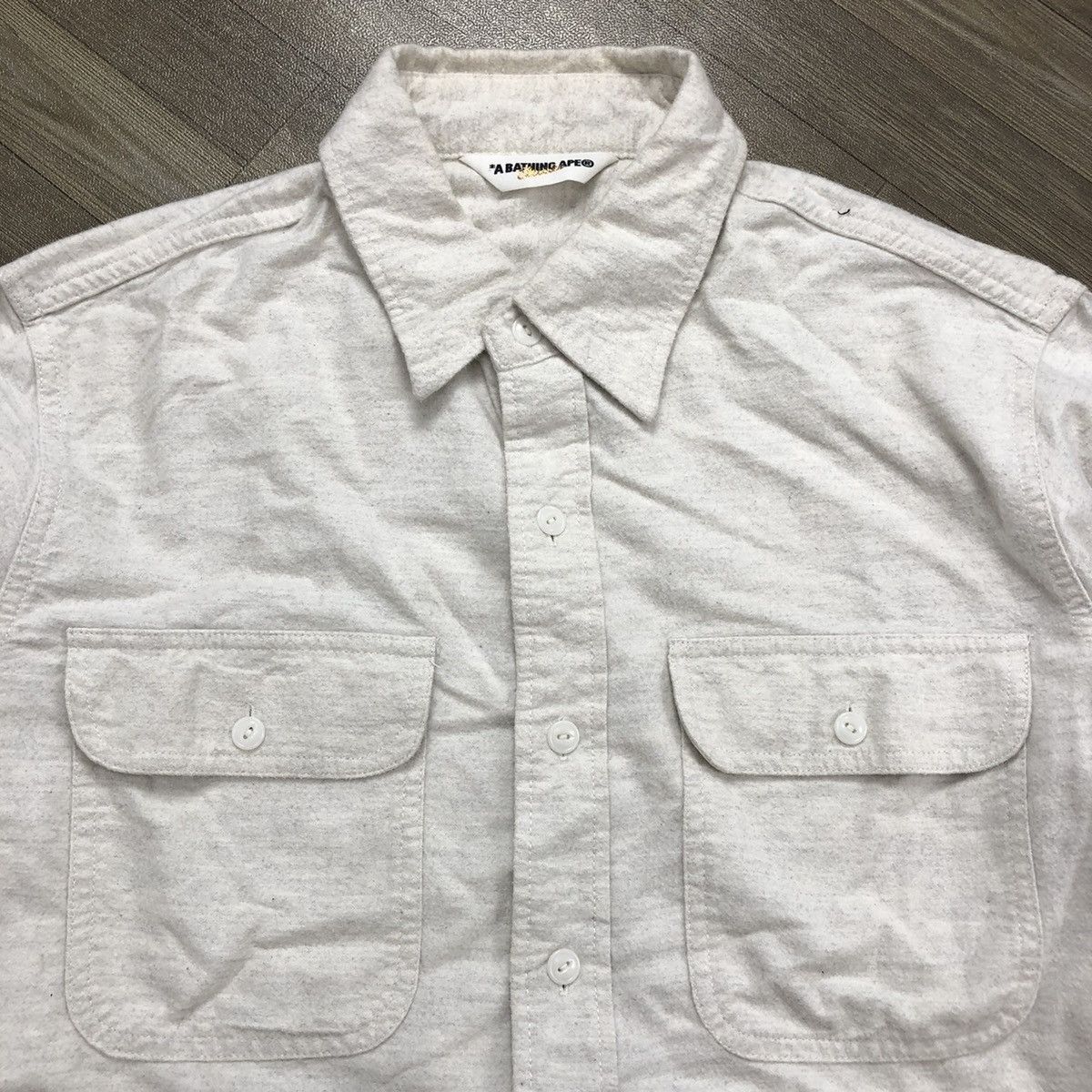 Bape × Japanese Brand 2000s A Bathing Ape Bape Double Pocket Flannel Shirt Size US L / EU 52-54 / 3 - 3 Thumbnail