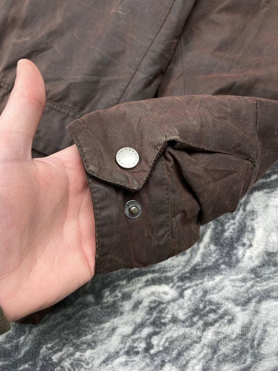 Barbour Barbour International Duke Wax Jacket Men Size XL Brown Size US XL / EU 56 / 4 - 3 Thumbnail