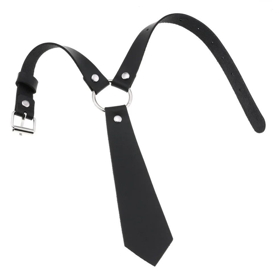 Japanese Brand × Leather Bow Tie Collar Choker Necklace Size ONE SIZE - 5 Thumbnail