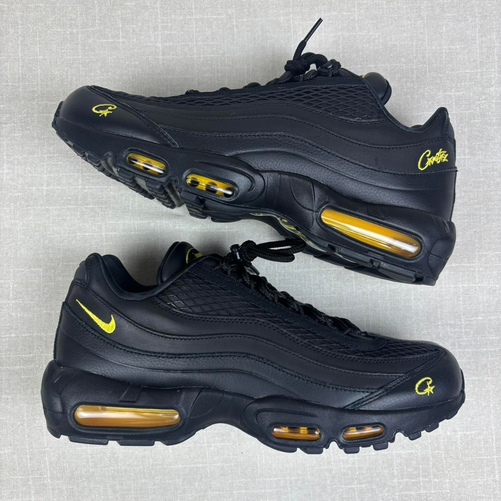 Nike 🍯 2025 Nike Air Max 95 “Corteiz Honey Black” Size US 11.5 / EU 44-45 - 2 Thumbnail