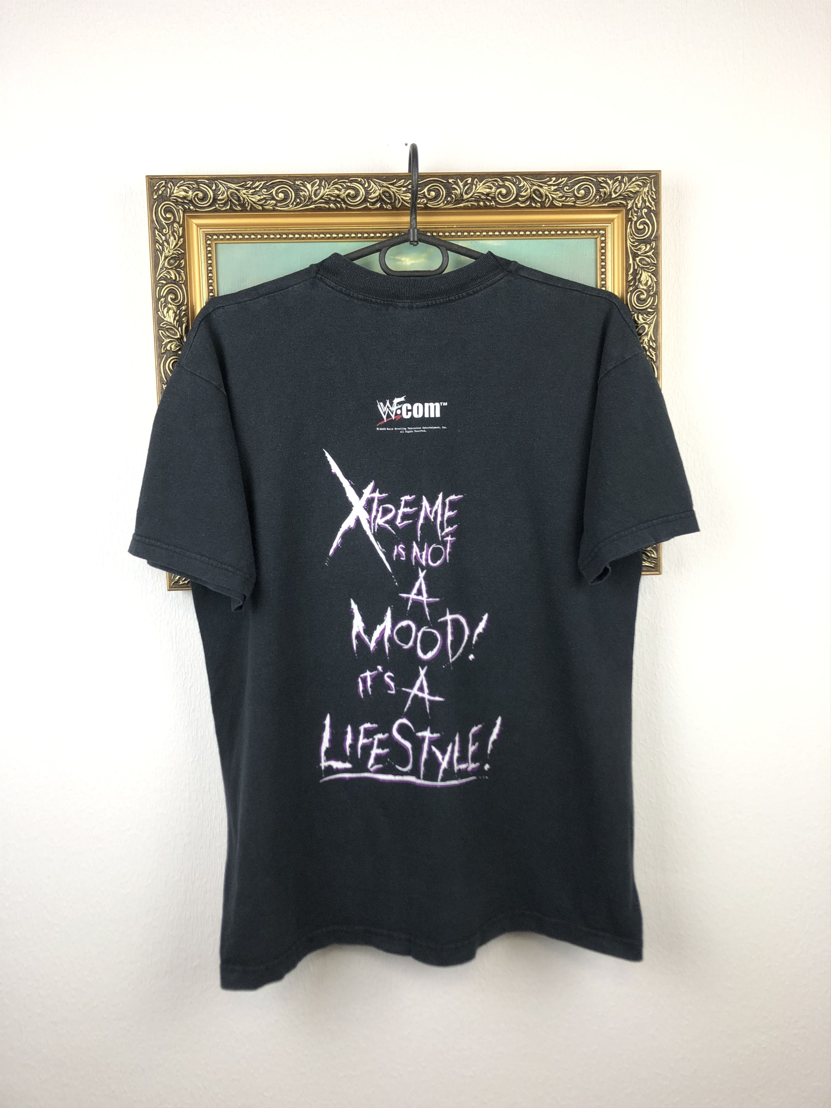 Vintage × WWE Vintage WWE Hardy Boyz Xtreme Not A Mood Lifestyle Shirt Tee Size US M / EU 48-50 / 2 - 6 Thumbnail