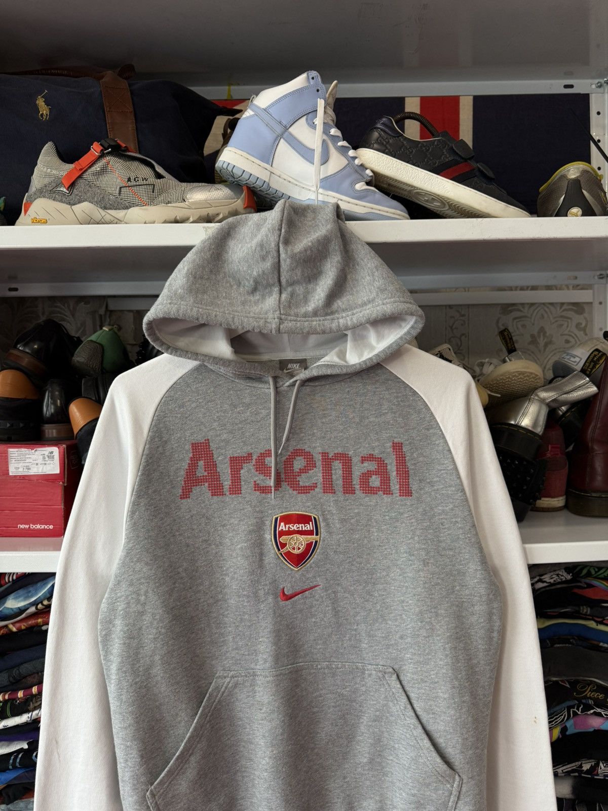 Nike Vintage Nike Arsenal Center Swoosh Y2K Big Logo Size US M / EU 48-50 / 2 - 2 Thumbnail