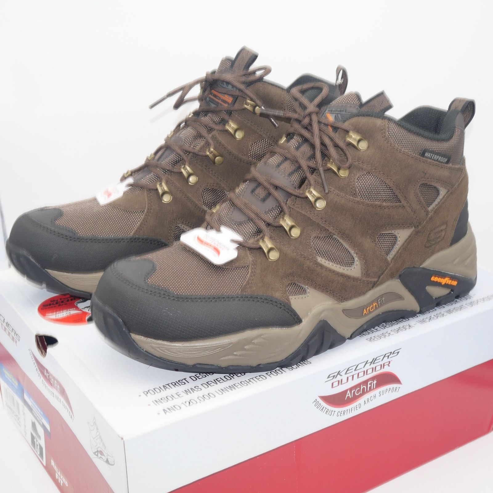 SKECHERS NEW Skechers Men's 13 Arch Fit Recon Beyonder WP Boots Size US 13 / EU 46 - 1 Thumbnail