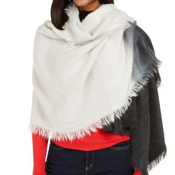 DKNY DKNY Woven Ombré Scarf/ Wrap, 32x84, Gray Size ONE SIZE - 1 Thumbnail