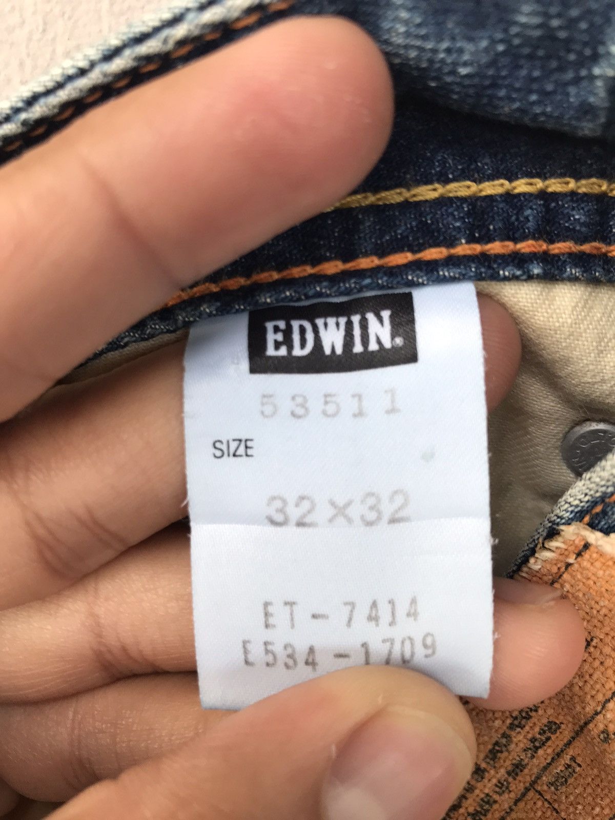Edwin Vintage Edwin 511 Distressed Denim Seditionaries Style Size US 33 - 14 Thumbnail