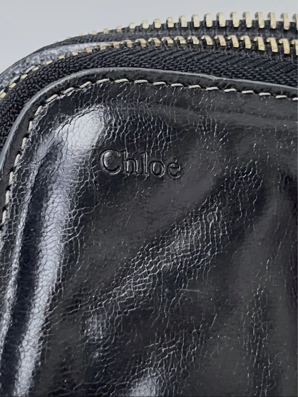 Chloe Chloé - Black leather Héloïse handbag - Excellent condition Size ONE SIZE - 11 Thumbnail