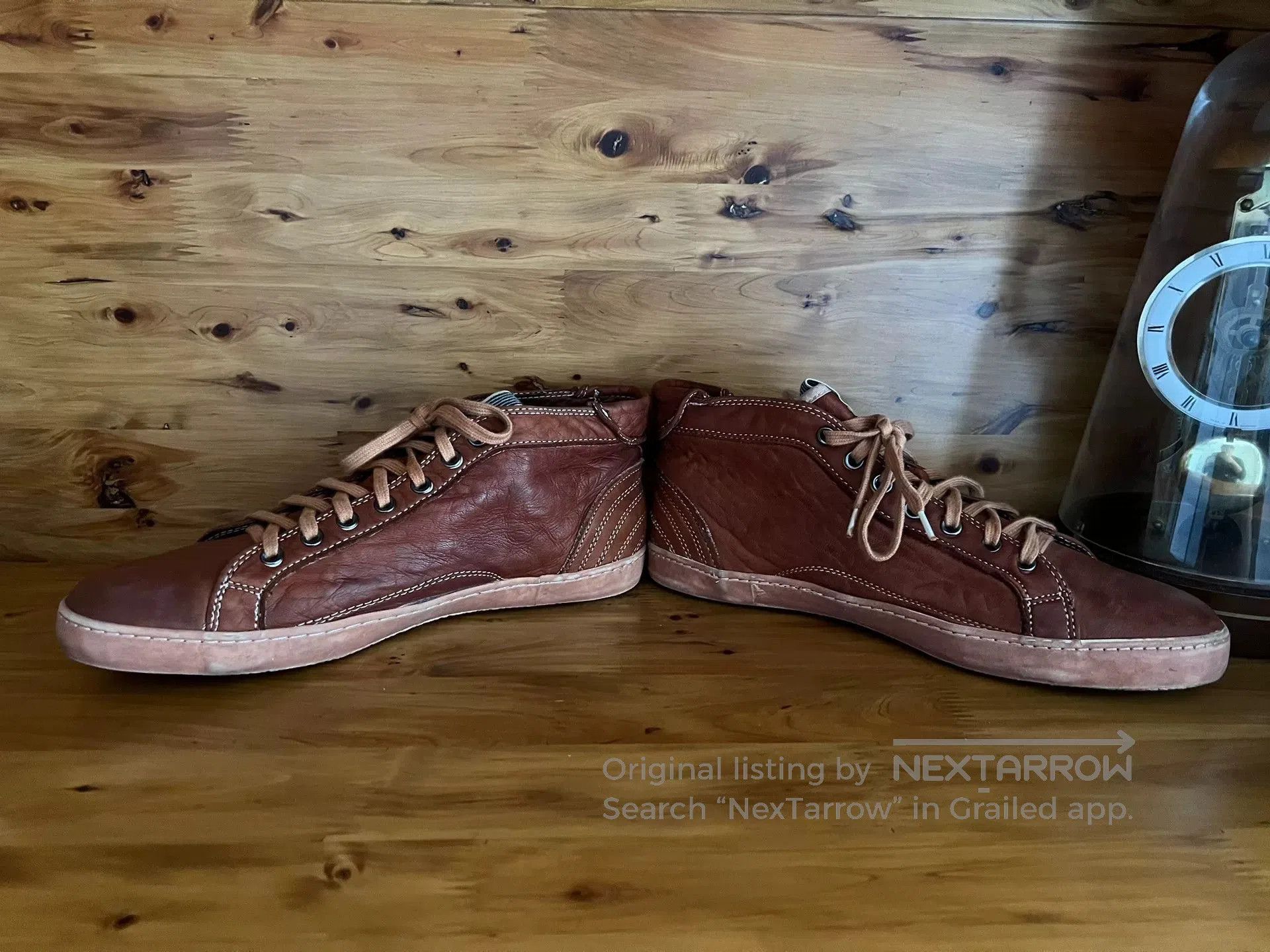 45rpm italian leather sneakers with wash finish. Size US 10 / EU 43 - 5 Thumbnail
